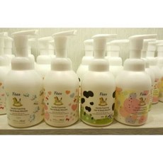 《J》 Fees法緻 嬰兒洗髮沐浴泡泡-清新舒棉-香濃牛奶-淘氣仙子-粉紅甜心 400ml 專櫃正品, 1個, 香濃牛奶