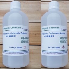 탄산칼륨용액 (1%) 화)450ml Potassium Carbonate Solution K2CO3 오피스안, 1개, 450ml