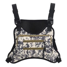 라라티와이 테오르 남성 퀵 배달 바이크 앞가방 낚시 작업 전술 조끼 멀티백, 어반그레이