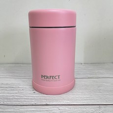 PERFECT理想 台灣製造 316不鏽鋼 真空食物罐/燜燒罐500ml, 粉紅色, 1個
