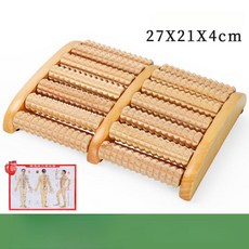 발 마사지기 피로 발지압판 발지압롤러 풋롤러 아치, 로터스우드 7열 A, 1개