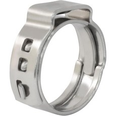 머텐체 50개 세트 스테인리스 스틸 클램프 38인치 핀치 크림프 링 PEX 튜빙 파이프 연결용, 1/2 Inch