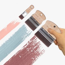 아트시크릿 젯소붓 바탕칠 배경 백붓 납작브러쉬 2030, 1인치