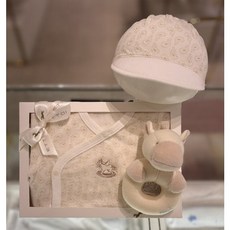 에뜨와 [에뜨와] (말띠출산선물)아일린배내바디수트x모자X딸랑이세트 (07S317903S3) 3209494
