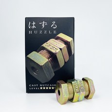 하나야마 캐스트 퍼즐 하즈루 상급 6단계 너트케이스 Nutcase, 1개