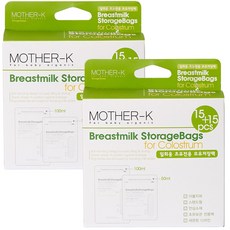 마더케이 일회용 초유전용 모유저장팩 세트, 30개입, 2개