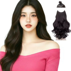 디올드 헤어맛집 완판템 레이어드컷 봉고데기 CS컬 헤어피스, 1개, 내추럴블랙