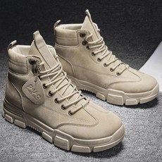 발편한 워커 하이탑 남성 고급 부츠 전술화 작업화