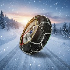 합금체인 겨울철 미끄럼방지 차량용 사슬 체인 쓱템, 1개