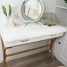 파우더 식탁보 데스크 털매트 화장대 데스크 책상 깔개 패드 인조 커피 테이블, 03.라이트핑크, 01.40x40cm정사각형, 1개