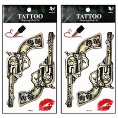 Tattoos 2장 건 레드 립스틱 키스 섹시 임시 타투 3D 가짜 방수 남성 여성 소녀 허리 어깨 목 팔 212412, 30