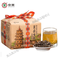 자스민차 말리설호 중차 재스민화차 복건 허브티 전통종이포장산차 200g, 1개, 1개입