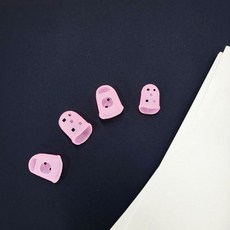 실리콘 대형 핑크 손가락 골무 art5+3cEm, 1개