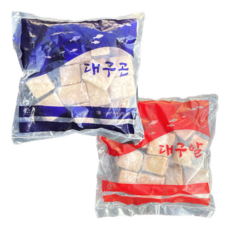 알탕재료 해물탕 [큐브 형태] 절단 손질, 1개, 대구곤 1.4kg(700gx2팩)
