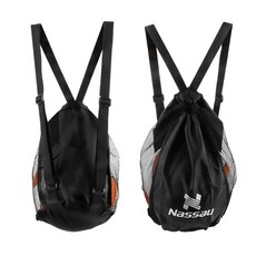 낫소 배낭형 볼가방 NSBG-B01, Black, 1개