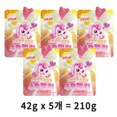 캐치티니핑 하츄핑의 4D젤리, 210g, 1세트, 혼합과일