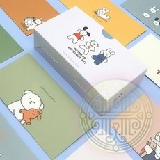 편지봉투 가로형 종이봉투 세트 96매입 구성 패키지 빠른배송 속지봉투 기념일봉투 축하봉투