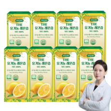 유기농 레몬즙 원액 NFC 생레몬 착즙액 스틱 식약처 HACCP, 112개, 20ml