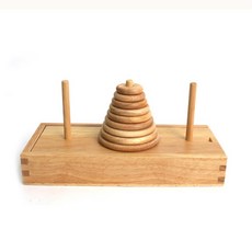 나무기둥 원반끼우기 어린이집 원목교구 링끼우기 문제해결능력 집행력 가베링