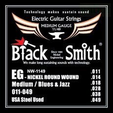 BlackSmith 電吉他弦 NW1149 韓國品牌, 1個, NW-1149