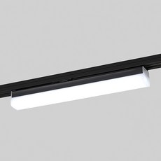 엘포스 LED T라인 레일조명 레일등 라인조명 600MM 10W, 1개, 블랙-전구색