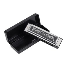 Blues Harmonica C 키 10홀 Diatonic A B D E F G Ab Bb Db Eb Gb 12키 초보자 노인 전문 플레이어용 (Bb Key) 138517, B 키