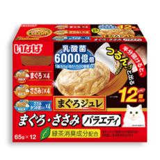 이나바 마구로쥬레 유산균 12P 고양이간식, 1세트, 65g