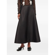 가니 새틴 이펙트 맥시 스커트