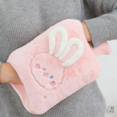 보온 물주머니 토끼 포켓형 찜질팩 손보호 커버 겨울 따뜻한 핫팩케이스, 포켓보온물주머니(토끼핑크1000ml), 포켓보온물주머니(토끼핑크1000ml), 포켓보온물주머니(토끼핑크1000ml)