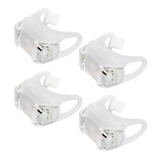 트레벨로 LED 실리콘 후미등 테일라이트 안전등 4P, 1개, 화이트