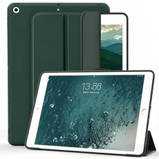 Apple iPad 10.2 7th 8th 9th Generation 마그네틱 플립 스마트 커버 7 8 9 2019 20220 용 자동 웨이크 &, 05 Dark Green
