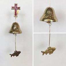 핑크 현관 1종 문종 황동 도어벨 출입 풍경 십자가 77901ea 1(EA)