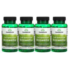 Swanson Boswellia 스완슨 보스웰리아 800mg 60정 2개 Joint Mobility Respiratory Health Support, 4개