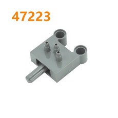 MOC 기술 부품 공압 펌프 브릭 소형 (6L) V2 강화 실린더 19476 호환 8800 블록, 20 47223