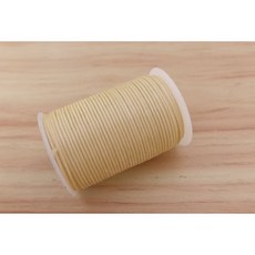 艾奇利 蠟線 扁蠟線 0.8mm 100公尺 手縫線 皮革縫線 皮椅修補 沙發縫補 皮革縫線 拼布 皮包縫線, 1個, 米白