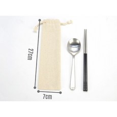 詰朵斯 自然．無染 環保餐具袋 飲料背帶 環保提袋 托特袋 立體杯袋, 1個, 環保餐具袋 / 文具.筆袋(束口