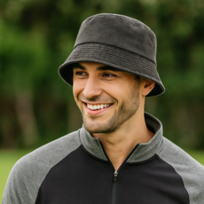 모장CM07 남녀공용 빈티지 워싱 버킷햇 캠핑모자