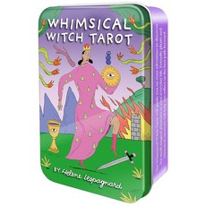 Whimsical Witch Tarot in a Tin: Colorful 78-Card Deck Charming Keepsake Tin Vibrant Comic Book St, Whimsical Witch Tarot in a Tin