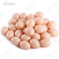 仿真假雞蛋鴨蛋玩具組，引蛋設計，幼兒園教具模型食物，台灣出貨, 塑料雞蛋10個, 1個