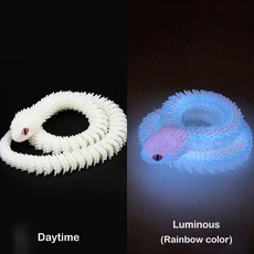 eSUN PLA 빛나는 무지개 필라멘트 1.75mm 어둠 속에서 1KG 스풀 3D 프린터용 인쇄, 01 PLA Luminous-Rainbow