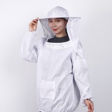 헬스와미 벌초 양봉옷 해충 퇴치 망사 상의 방충복 모기 해충 작업복, 1개