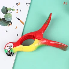 썬베드 선베드용 플라스틱 비치 타월 클립 일광욕 의자 동물 장식 옷 페그, 03 청동