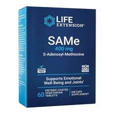 라이프익스텐션 SAMe S 아데노실 메티오닌 400mg 태블릿 60정, 1개