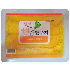 웰빙 아삭 단무지 얇은 단무지 2.6kg, 4개