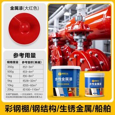 녹제거제페인트 금속녹제거 10kg 부식방지 녹제거제 프라이머 스텐, 8. 빅 레드 방청 페인트 10kg