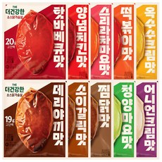 CJ 더건강한 소스 닭가슴살 혼합 10개 (떡볶이+데리야끼+옥수수크림+청양마요+찜닭+스리라차마요+핫바베큐+양념치킨+어니언크림+소이갈릭), 1세트, 100g