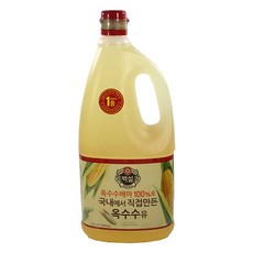 백설 옥배유 대용량 튀김용기름, 1.8L