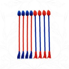 투호놀이 화살촉 이브이에이 소재 빨강파랑 색상 민속전통놀이 세트, 1개, 상세페이지 참조