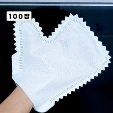 더봄리빙 부직포 청소 장갑 100p, 화이트계열, 100개