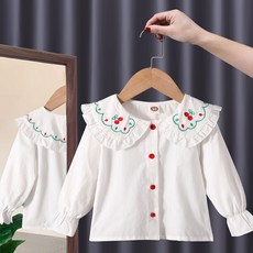 Arbe 女童櫻桃色襯衫
